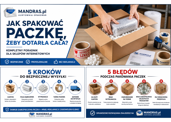 Kompletny poradnik - Jak spakować paczkę, żeby dotarła cała?